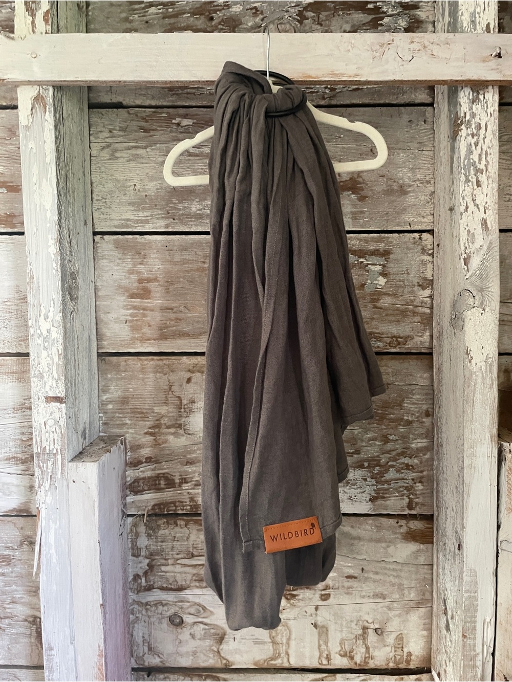 WildBird Lightweight Scarf in Charcoal